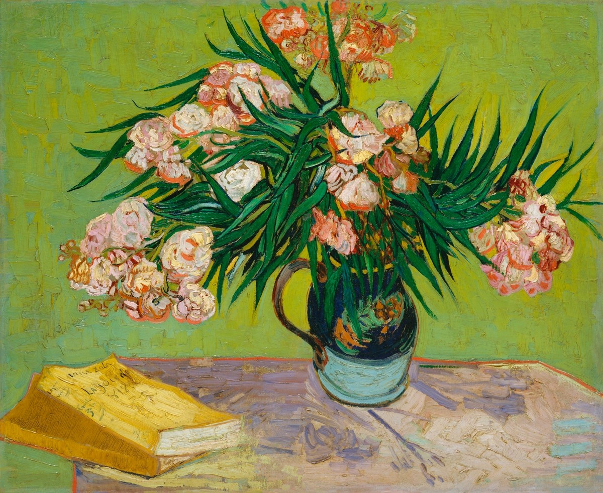 Oleanders — Vincent van Gogh, 1888